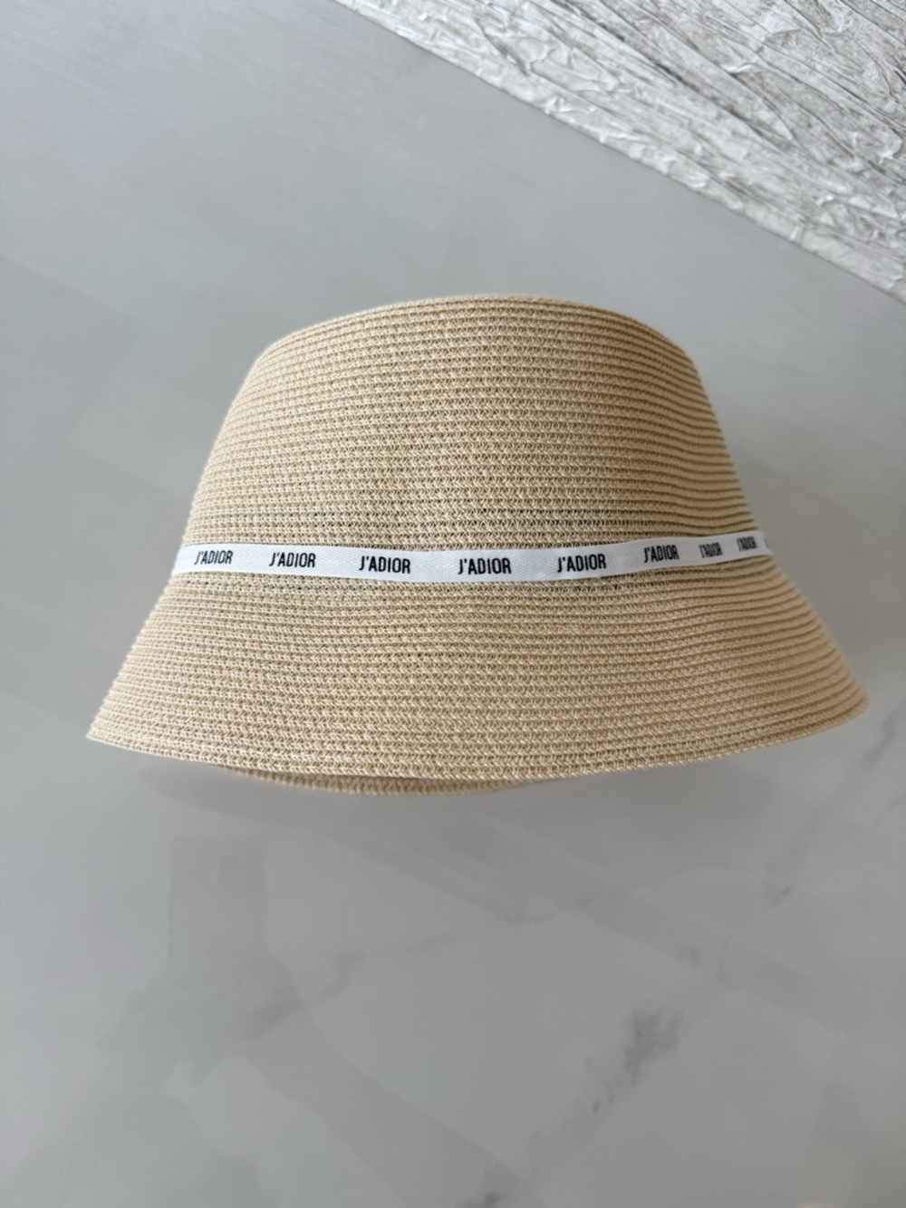 Straw Sun Bucket Hat